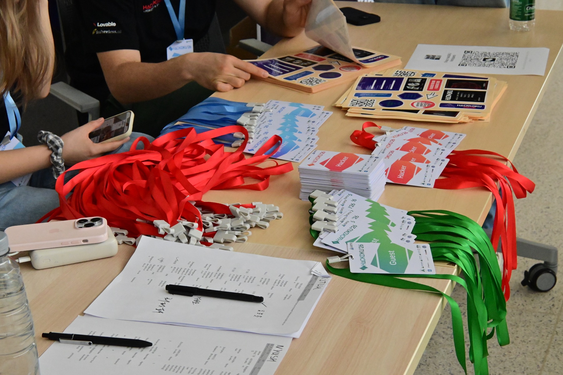 Event materials and details prepared for HackDKU